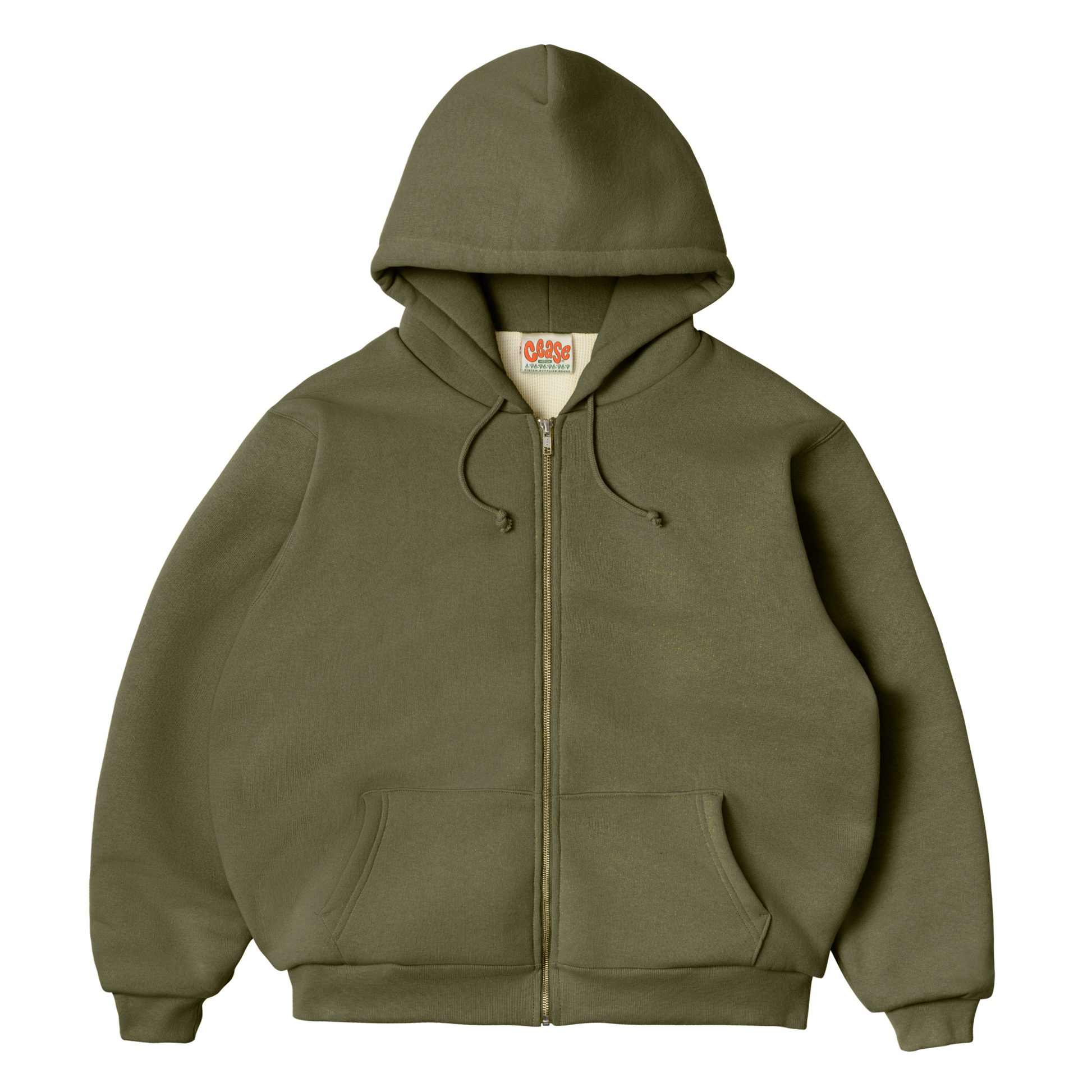 Thermal Zip Hoodie – CEASE Thermal Zip Hoodie – CEASE