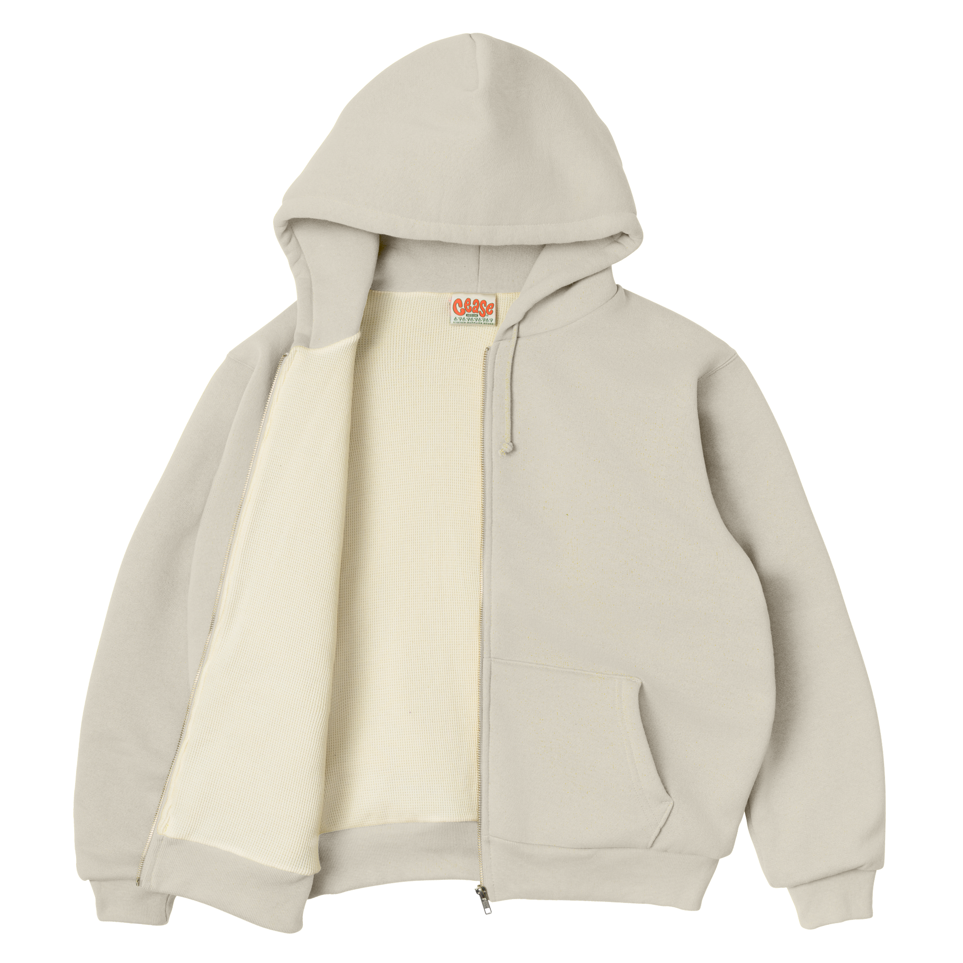 Thermal Zip Hoodie – CEASE Thermal Zip Hoodie – CEASE